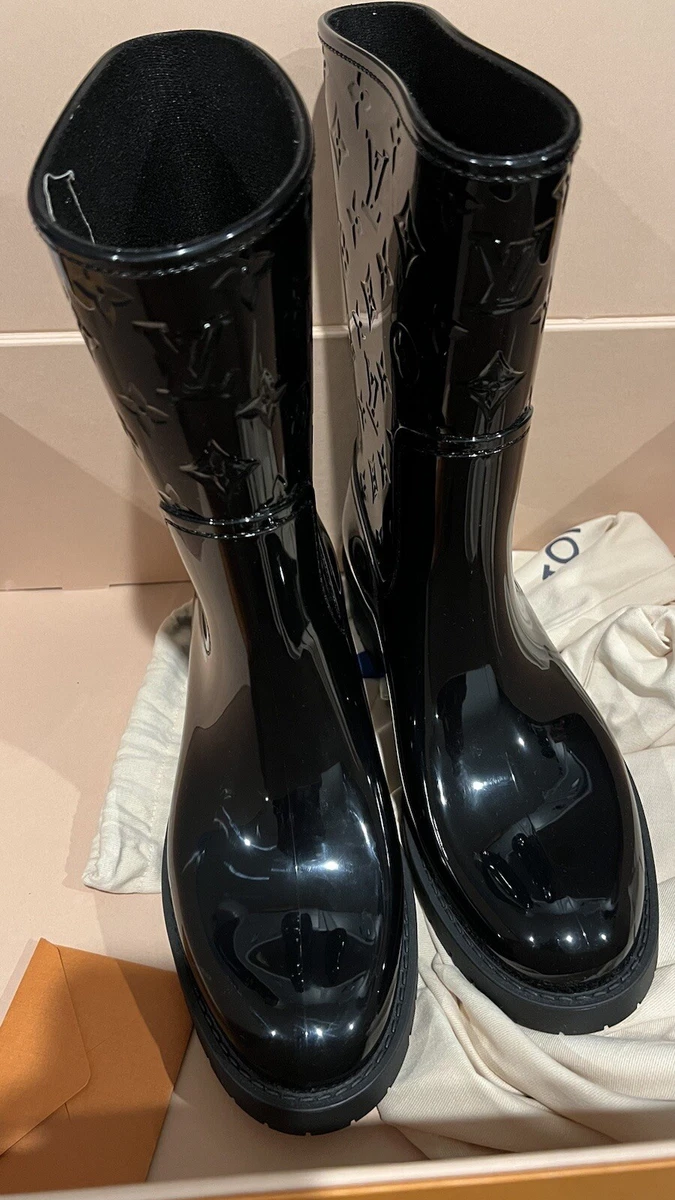 Louis Vuitton Monogram Drops Flat Half Boot