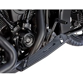 Tableros de piso para conductor SpeedLiner anodizado negro ARLEN NESS 410-020 para Harley Foto 2 de 2