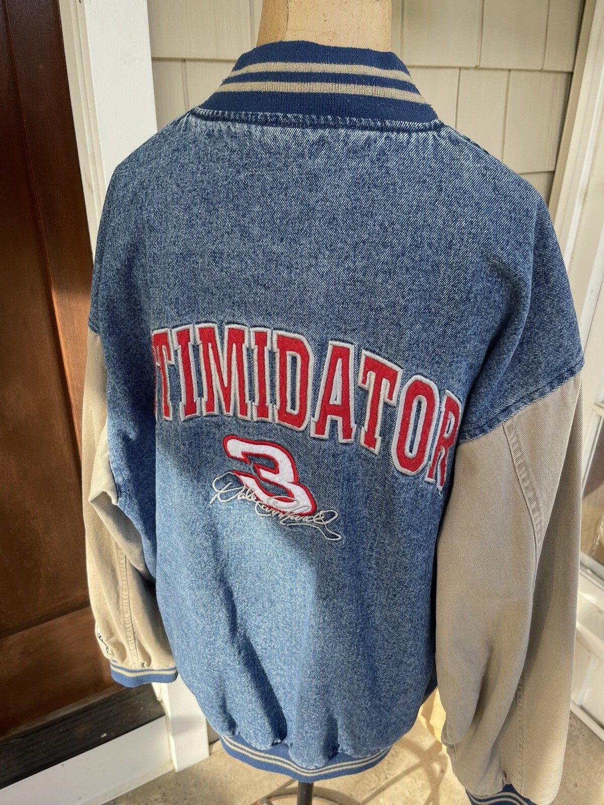 Clean Vintage Nutmeg Dale Earnhardt Sr Denim Jacket Men’s Size XL 1990