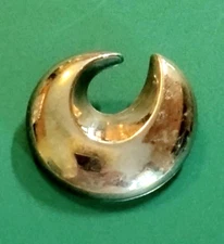 Vintage Sterling Silver Cresent Brooch (108 - 1785 )