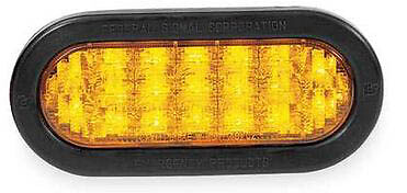6 1/2'' x 2 3/8'' Long-Life Amber Rapid Fire LEDs (1 per pack)