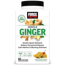 Gentle Ginger  , Honey-Lemon, 60 Soft Chews Exp 02/21/27