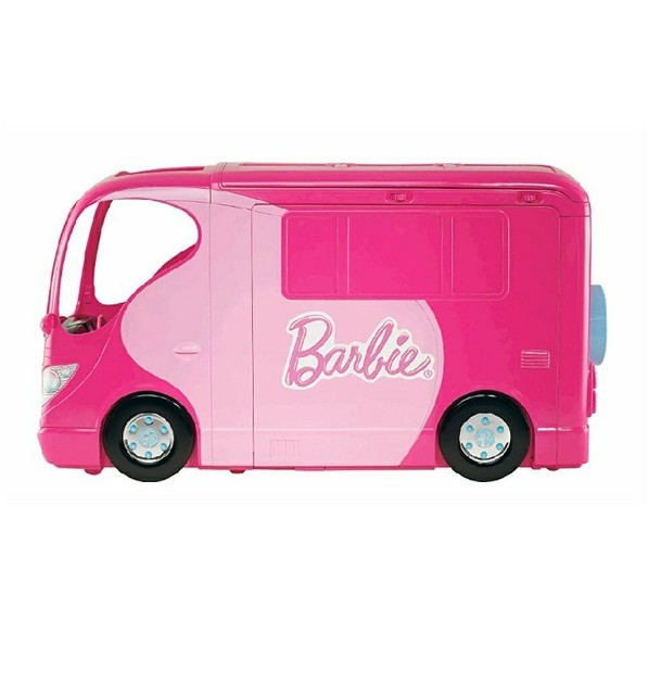 barbie sisters family camper
