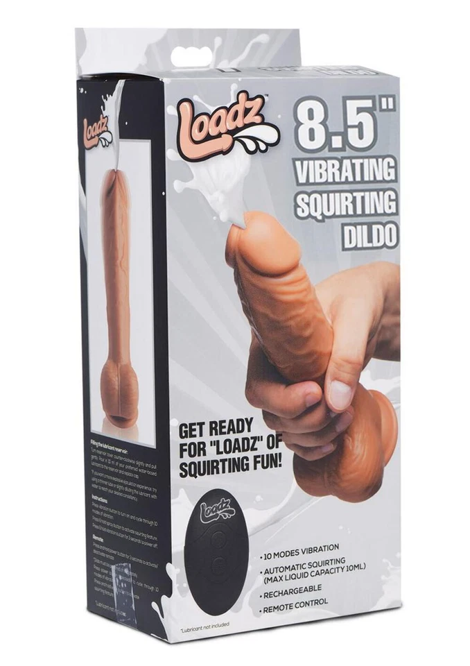 Loadz Vibrating Squirting Dildo with Remote Control - Image 2 of 4