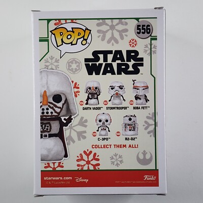 Funko POP Snowman Darth Vader #556 Star Wars Christmas Vinyl