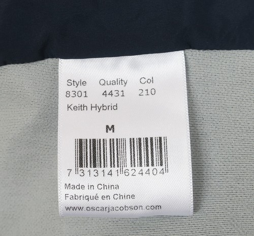 OSCAR JACOBSON HERREN MARINEBLAU WPS STRETCH GOLFJACKE KEITH HYBRID Größe M - Bild 11 von 12