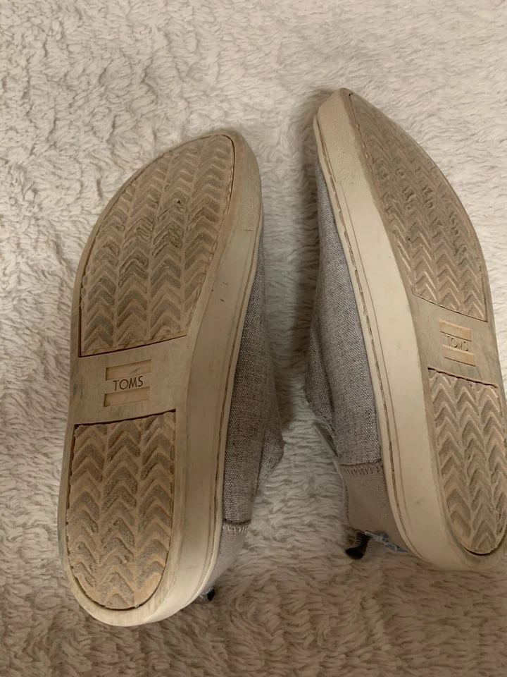 Toms lenny glacier серый сложный Chambray мальчиков обуви размер 3,5 - Изображение 4 из 4