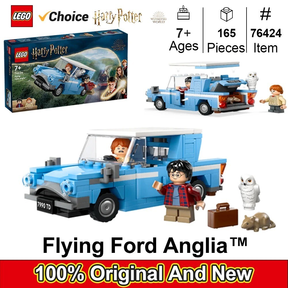 Ford Anglia volante LEGO 76424 jeu créatif pour animer les après-midis en famille