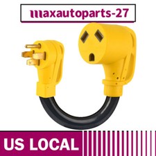 50 Amp Male to 30 Amp RV Adapter w/ NEMA 14-50P to TT-30R Plug 125V And 3750W