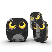 HTZSAFE Owl Wireless Doorbell, Weatherproof IP55 1 Receiver + 2 Transmitters
