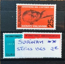 TIMBRES SURINAME SERIES 1969 NEUFS ** MNH