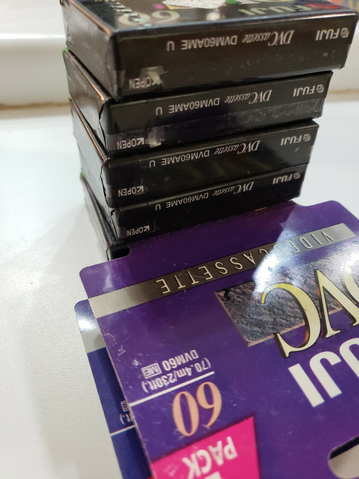 FUJI DVC CASSETTE 60 ME MINI DV DVM60AME U. LOT OF 5 CASSETTES TOTAL eBay