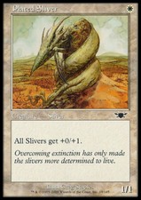 MTG PLATED SLIVER EXC - TRAMUTANTE CORAZZATO - LEG - MAGIC