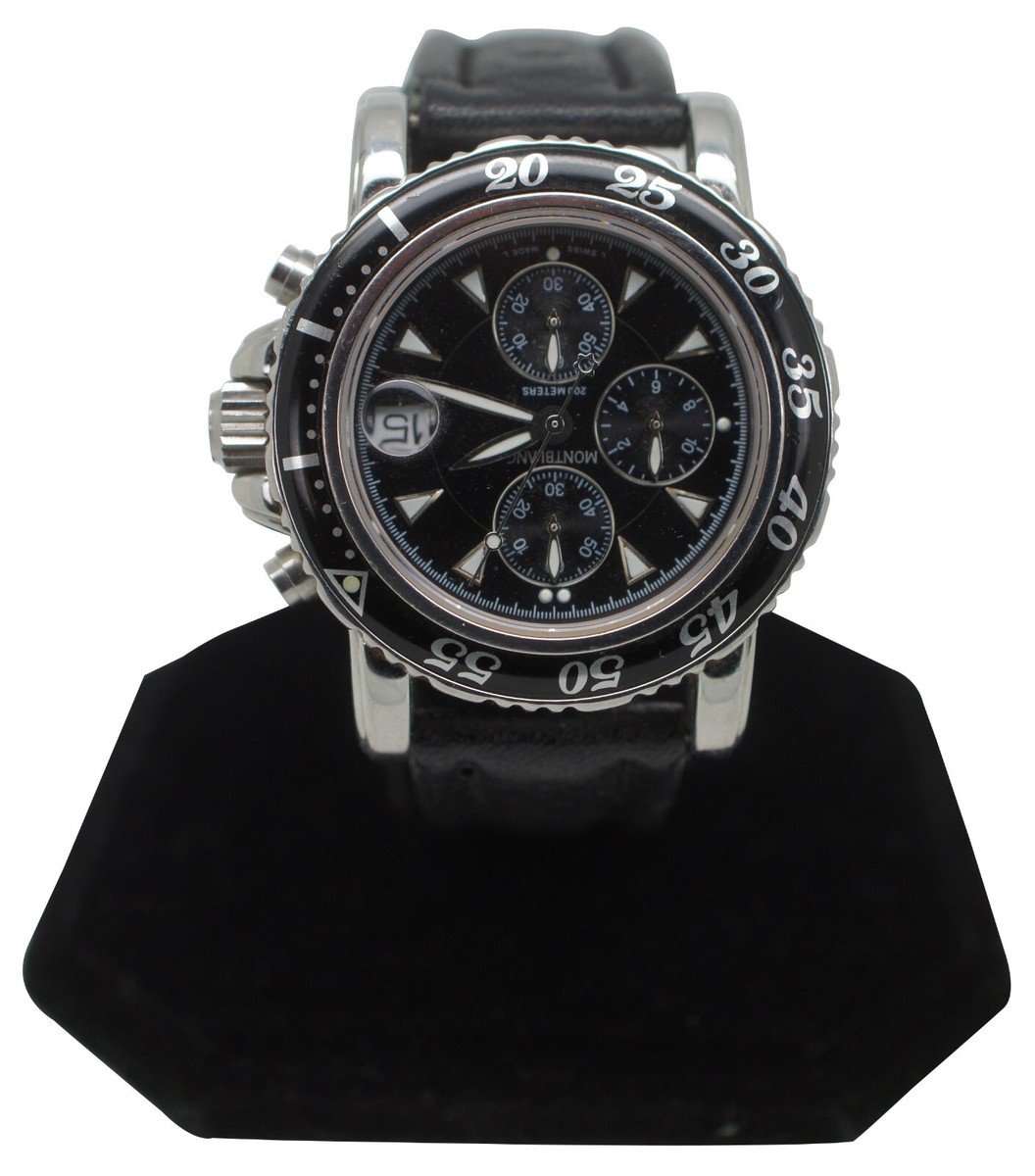 Montblanc Meisterstuck Sport 7037 Mens Chronograph Divers Montblanc Meisterstuck Sport 7037 Mens Chronograph Divers