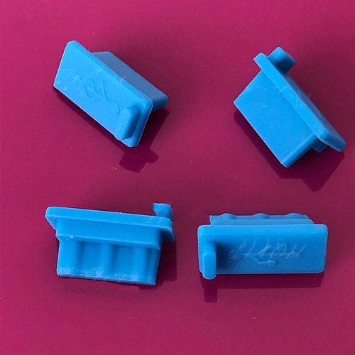 10X Prise Poussière USB Chargeur Port Couvercle Capuchon Femelle Jack Interface Anti-Poussière Protection - Photo 5 sur 14