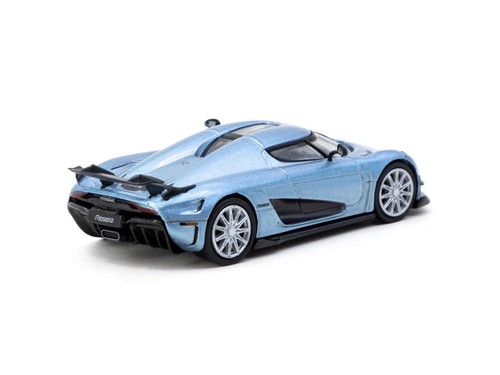 Tarmac Works 1:64 Koenigsegg Regera Light Blue Metallic Diecast T64G-TL017-LB - Picture 3 of 4