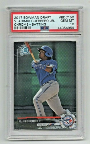 2017 Bowman Draft Chrome * Rookie * Vladimir Guerrero Jr * #BDC150 * PSA 10