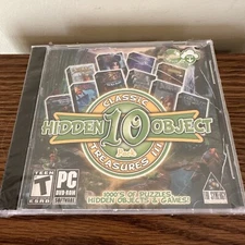 Hidden Objects 10 Classic Treasures III PC Game - New SEALED Damaged Case