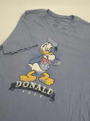Disney ドナルド Tシャツ Amazon | ディズニー ドナルドダック 90周年記念 レトロ