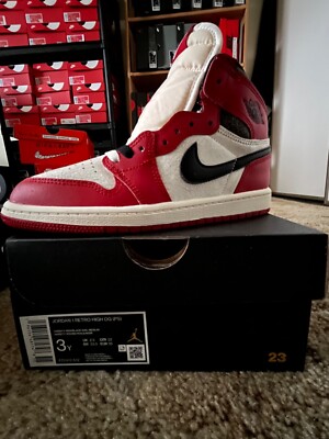 Jordan 1 Retro High OG Chicago Lost and Found (PS) FD1412-612 SIZE 3Y
