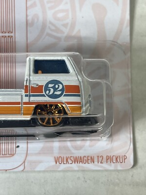 Hot Wheels 52nd Anniversary Volkswagen T2 Pick Up Orange Chrome 52