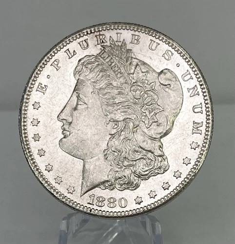 1880 S Morgan Silver Dollar $1 90% Silver Prooflike Appearance