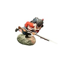 W Britain 42nd Black Watch Highlander Charging Waterloo Campaign