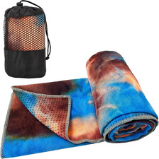 Yoga Towels, Non Slip Hot Yoga Mat Towel with Grip Dots,Super-Absorbent Soft Mic