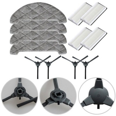 Essential Replacement Parts for Tuvio TR04MLBB Mop Cloths and Side Brushes