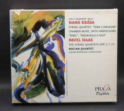 CZECH DEGENERATE MUSIC Hans Krasa Pavel Haas String Quartets 2CD Kocian SQ
