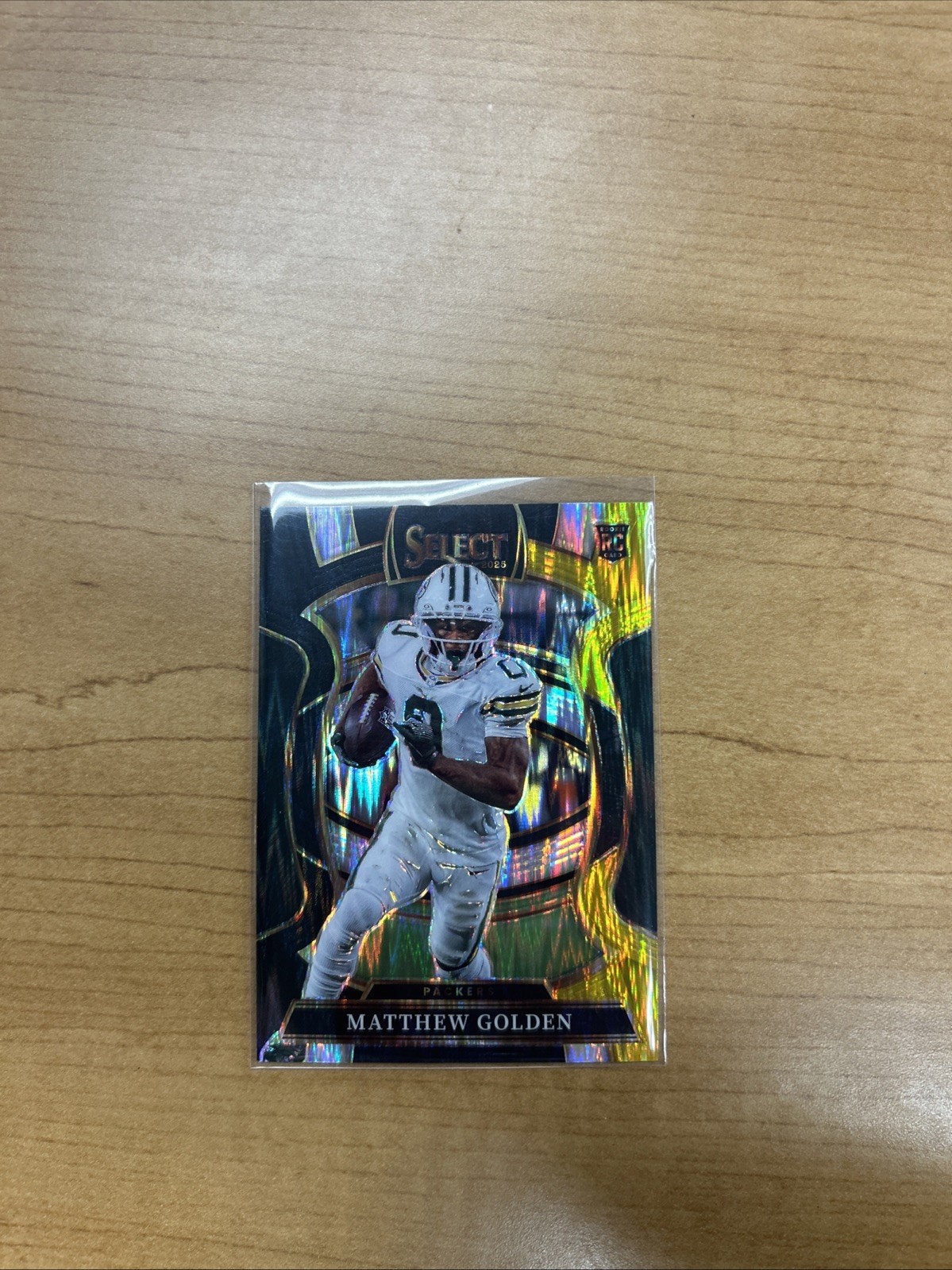 2025 Panini Select - Concourse Matthew Golden #66 Black & Gold Shock Prizm (RC)