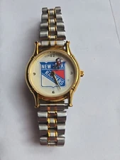1997 Sun Time NHL New York Rangers 28mm Watch Player Second Hand