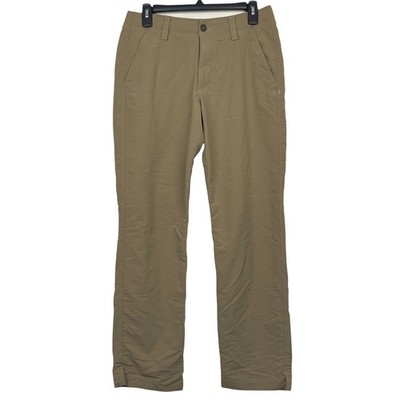 Under Armour Matchplay 30x30 Loose Fit Golf Pants Stretch Tan Khaki Drive *read