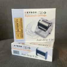 NIB Xyron 510 DL 1601-18 Replacement Cartridges Two-Sided Lamination Set of 2