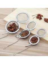3PCS Stainless Steel Tea Infuser Set–Small, Medium &Large Round Ball Infusers-UK