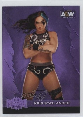 2022 Skybox Metal Universe AEW All Elite Wrestling /199 Kris Statlander #144 9l4