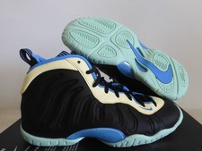 Nike Little Posite One Foamposite Gs Black-University Blue Sz 3.5Y DH6490-001 