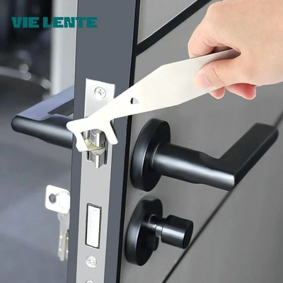 Multi-Purpose Lever Tool Stainless Steel Locksmith Tool Mini PryBar Tool