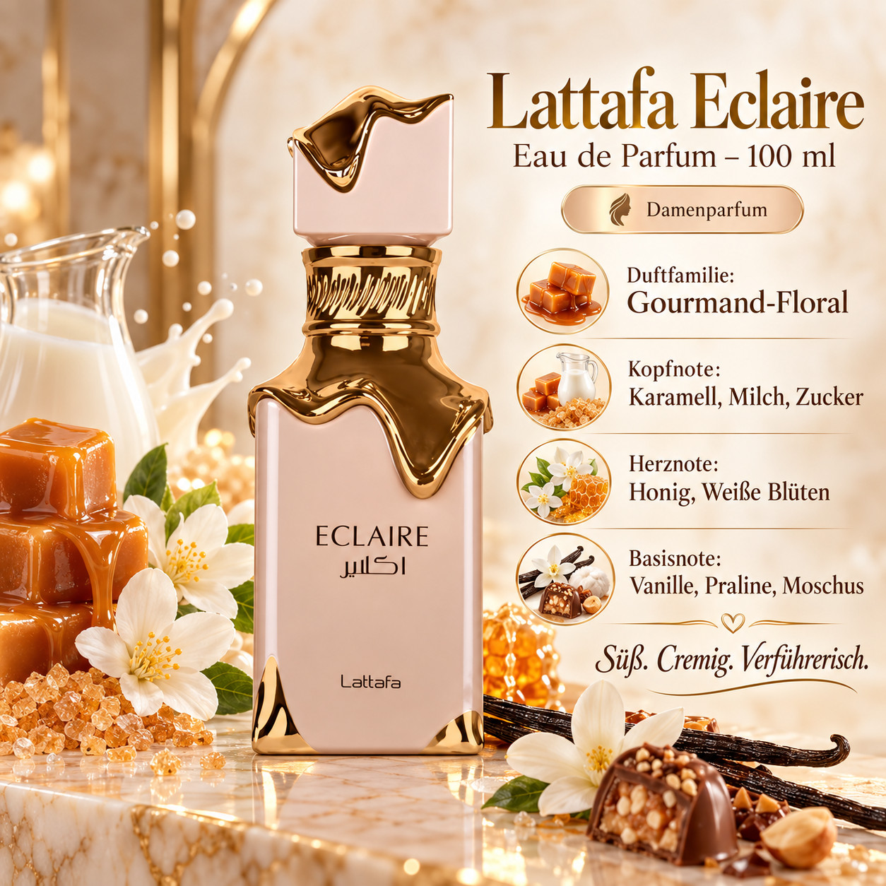 Lattafa Eclaire Eau De Parfum 100 Ml - Image 2