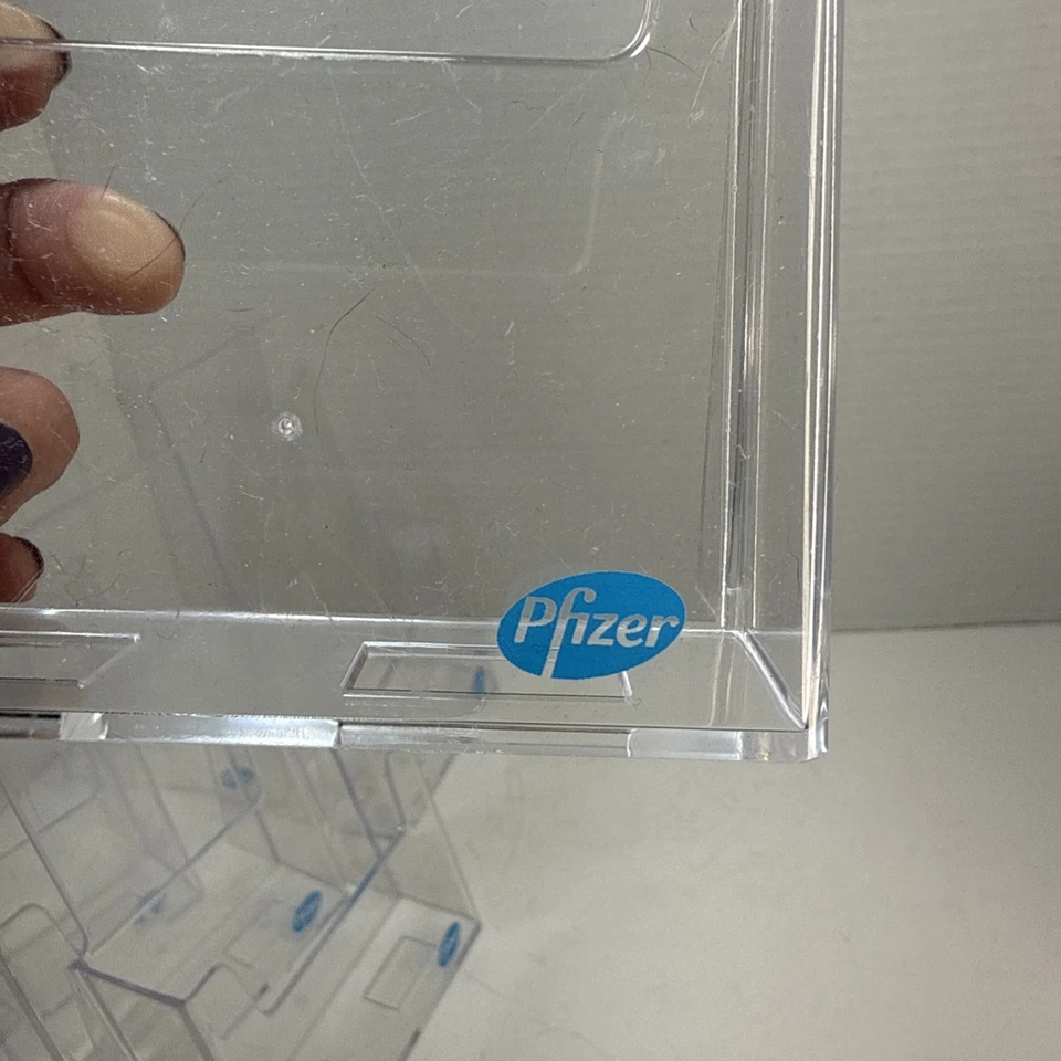 Paquete de 6 soportes para folletos, en acrílico soporte de exhibición para folletos, plástico transparente... Foto 4 de 4