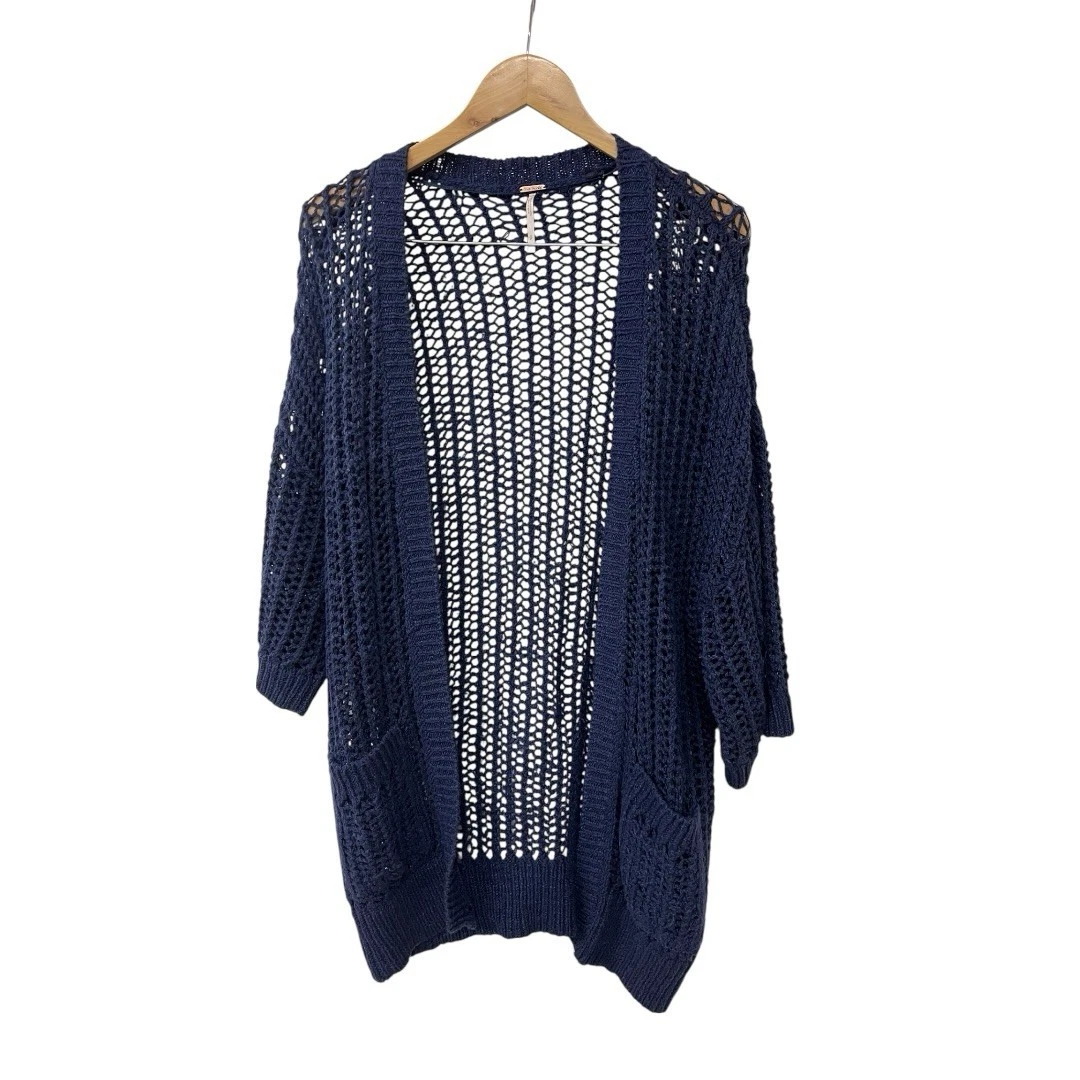 Free People Blue Cardigan Sweaters for Women for sale - eBay