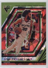 2022-23 Panini Flux Rookies Red Cracked Ice Prizm Julian Champagnie #217 2u3