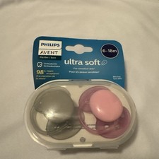 Philips AVENT Ultra Soft Pacifier 6-18m with Sterilizer Carrying Case A 