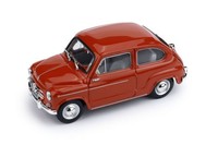 Brumm Fiat 600 D Berlina 1960 Rosso Fiat 1:43