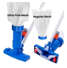 Sepetrel Upgraded Swimming Pool Spa Jet Vacuum Cleaner with Brush & 56" Pole,...