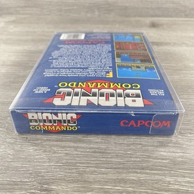 Capcom Bionic Commando for Nintendo NES Complete In Box w/ Protector.