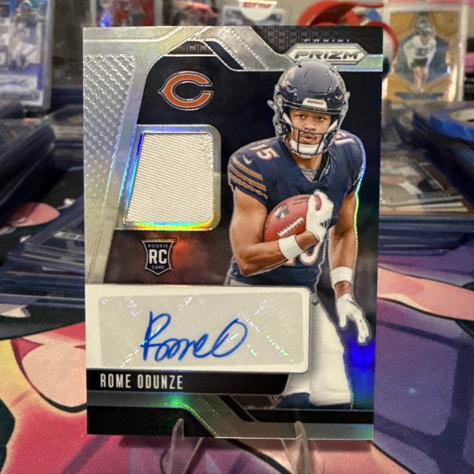 ROME ODUNZE 2024 PRIZM RPA ROOKIE PATCH AUTOGRAPH SILVER RC AUTO /99 Q3792