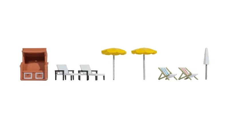 NOCH 14844 - H0 Beach Accessories - New