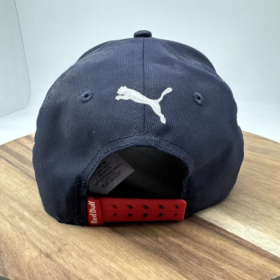 Puma Hat Cap Red Bull Racing Official Formula 1 Team Snap Back Cap Navy/Red EUC - Image 4 of 4