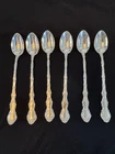 6 Strasbourg Sterling Silver Ice Tea Spoon By Gorham 1897 No Mono 29 Gr.
